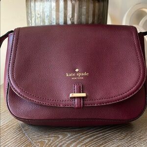 GUC Burgandy colored Kate Spade crossbody